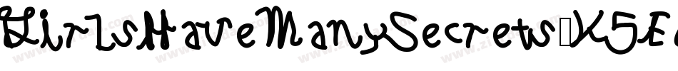 GirlsHaveManySecrets-K5Eo字体转换