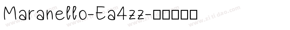 Maranello-Ea4zz字体转换