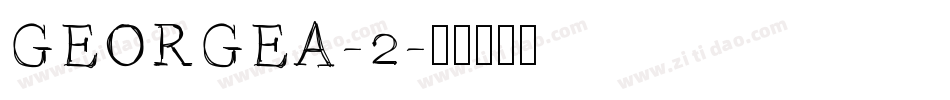 GEORGEA-2字体转换
