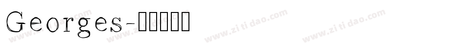 Georges字体转换