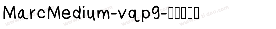 MarcMedium-vqp9字体转换