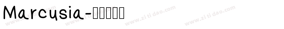 Marcusia字体转换