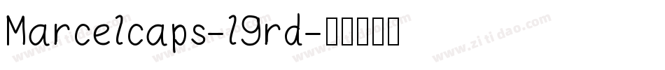 Marcelcaps-l9rd字体转换