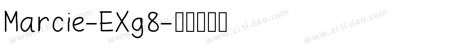 Marcie-EXg8字体转换