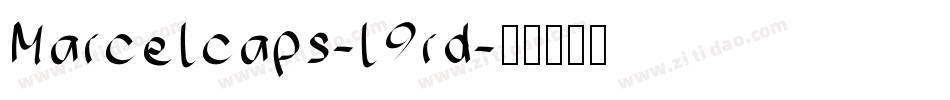 Marcelcaps-l9rd字体转换