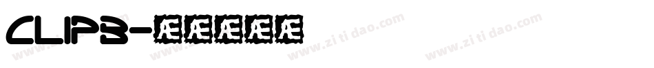 CLIPB字体转换