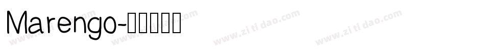 Marengo字体转换