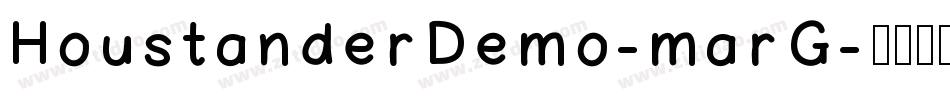 HoustanderDemo-marG字体转换