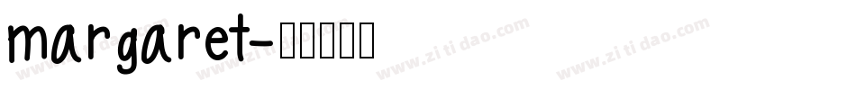 margaret字体转换