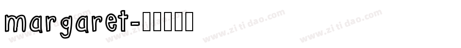 margaret字体转换