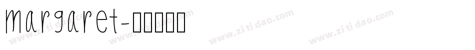 margaret字体转换