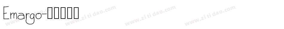 Emargo字体转换