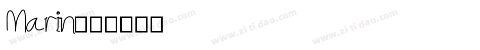 Marin字体转换