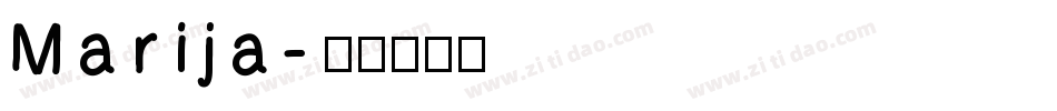 Marija字体转换