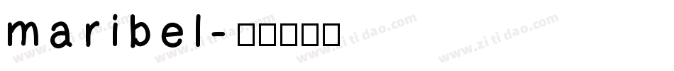maribel字体转换