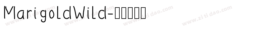 MarigoldWild字体转换