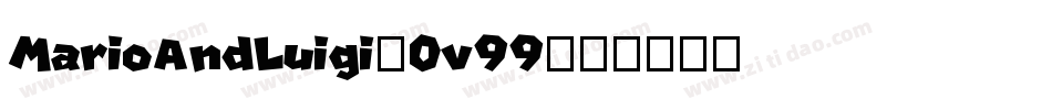 MarioAndLuigi-0v99字体转换