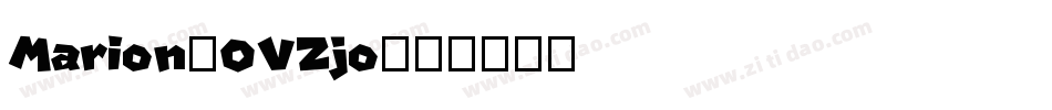 Marion-OVZjo字体转换