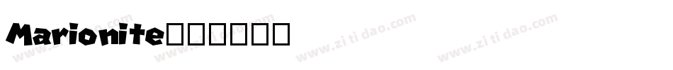 Marionite字体转换