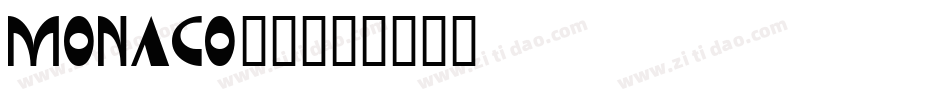 Monaco-1字体转换