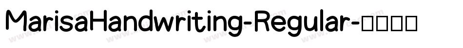 MarisaHandwriting-Regular字体转换