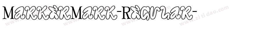MarkerMark-Regular字体转换