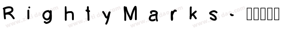 RightyMarks字体转换