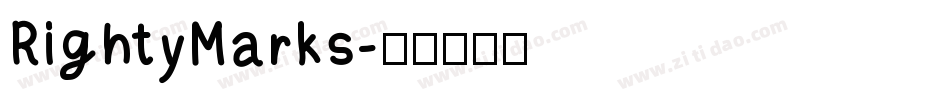 RightyMarks字体转换