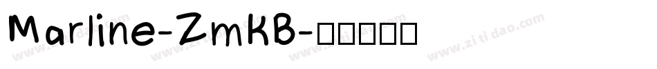 Marline-ZmKB字体转换