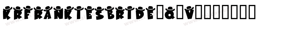 KrFrankiesBride-q3v1字体转换