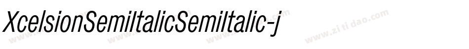 XcelsionSemiItalicSemiItalic-jzr7字体转换 XcelsionSemiItalicSemiItalic-jzr7字体转换