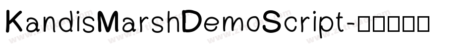 KandisMarshDemoScript字体转换