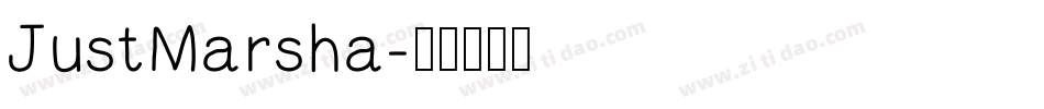 JustMarsha字体转换