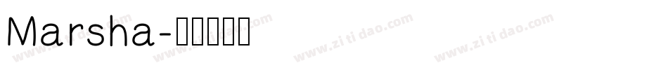 Marsha字体转换
