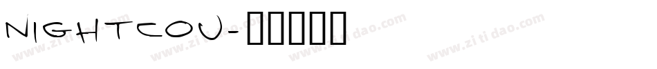 nightcou字体转换