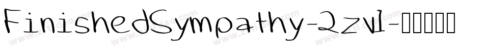 FinishedSympathy-2zvl字体转换