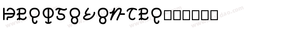 TrueLogoMaru字体转换