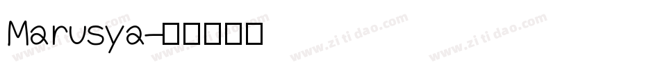 Marusya字体转换