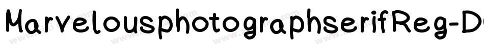 MarvelousphotographserifReg-DOJKR字体转换