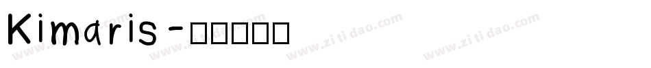 Kimaris字体转换