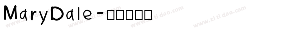 MaryDale字体转换