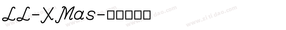 LL-XMas字体转换