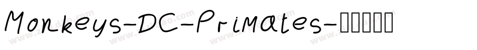 Monkeys-DC-Primates字体转换