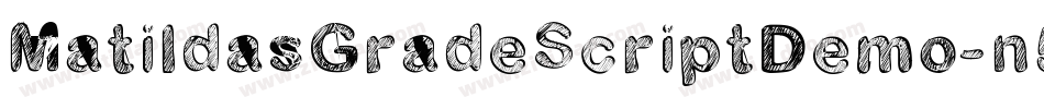 MatildasGradeScriptDemo-n5eg字体转换