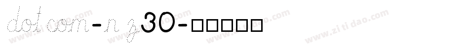 DotCom-nZ30字体转换