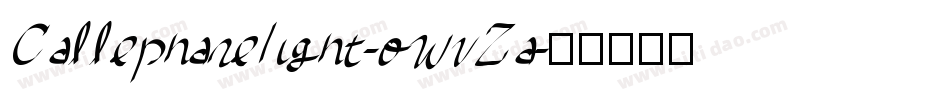 CallephaneLight-owvZa字体转换