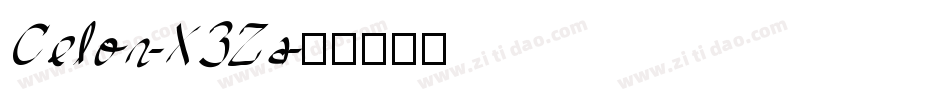 Celon-X3Za字体转换