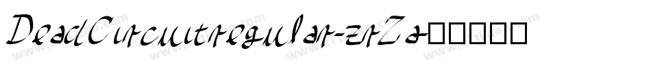 DeadCircuitregular-zrZa字体转换