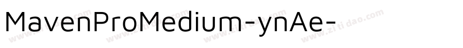 MavenProMedium-ynAe字体转换