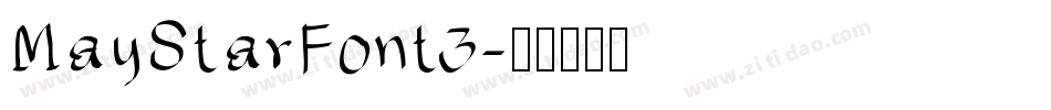 MayStarFont3字体转换